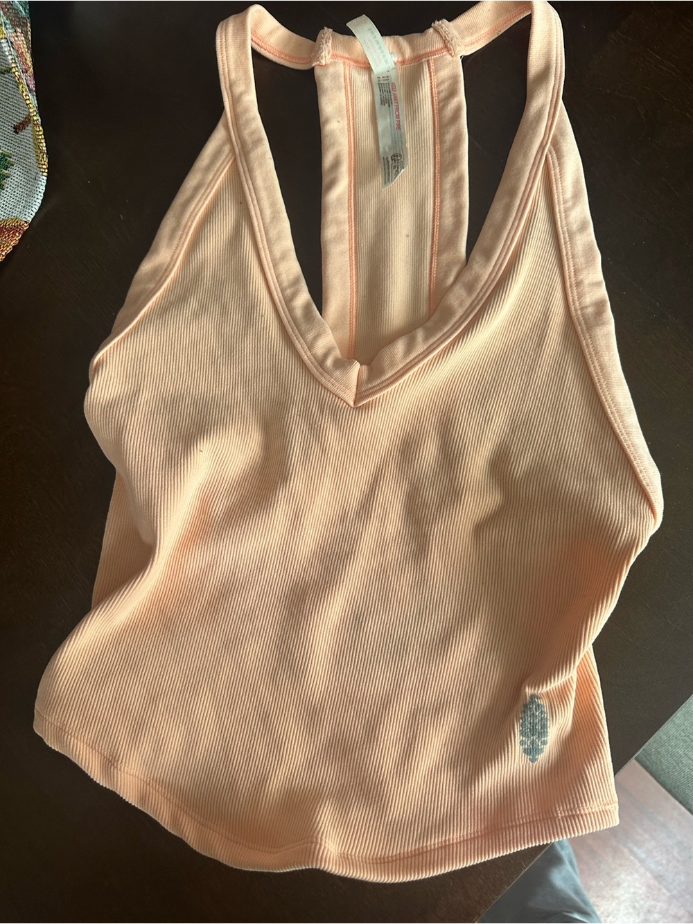 FP Movement Hot Orange Ribbed Racerback Tank – Size M/L